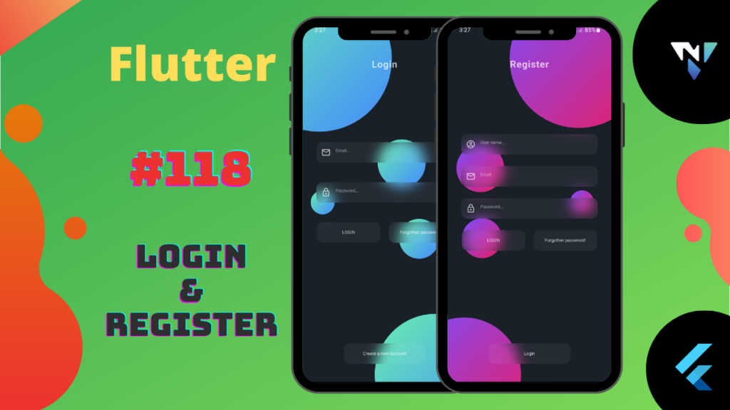 Flutter #118: Welcome! Login, Signup Page - Flutter UI - Speed Code Tutorial