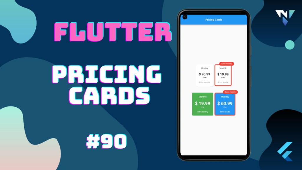 Flutter UI #90: Fun with Pricing Cards in Flutter